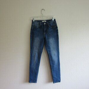KANCAN Blue Denim Skinny Leg 9/28 Stretch Jeans